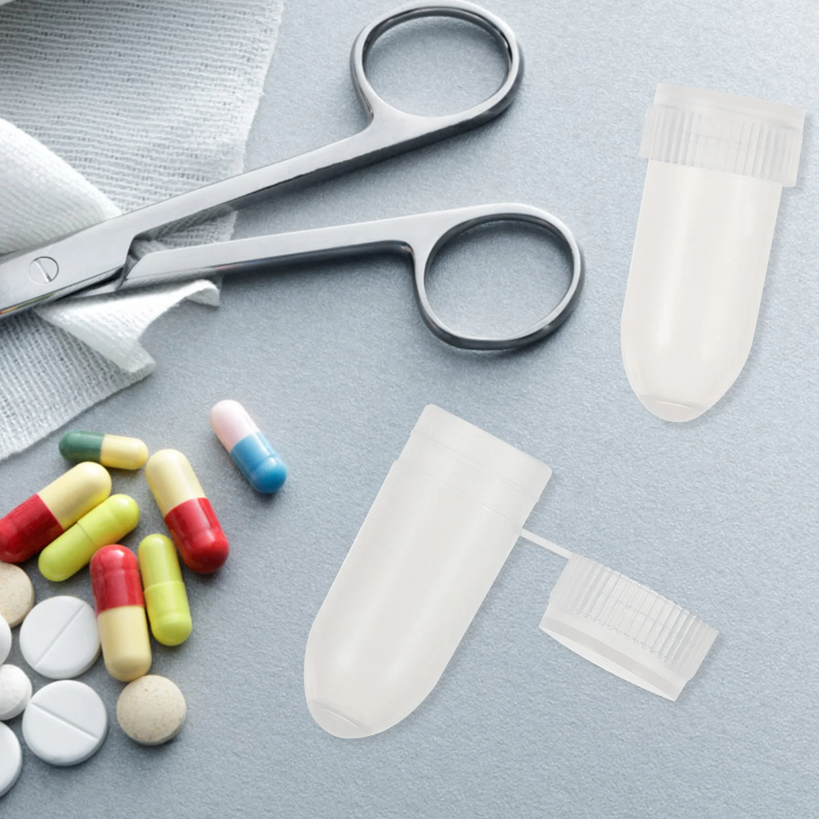 

Capsule Shell Single Container Small Medicine Containers Pill Capsules Empty Tiny Shape Case DIY Holder Cases