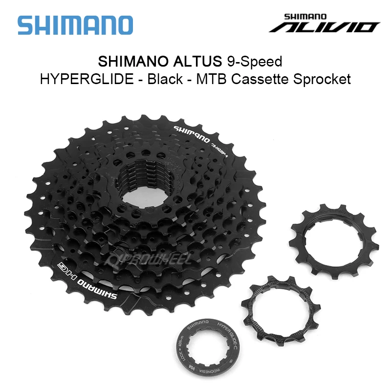 Shimano ALTUS HG200 9 Speed MTB Cassette Sprocket 32T 36T Mountain Bike 9S Freewheel 9V K7 Bicycle Ratchet Bike Parts