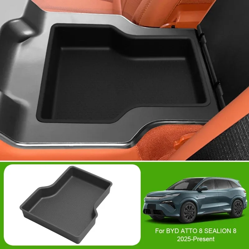 

Car Armrest Box Storage Wireless Charging For BYD ATTO 8 SEALION 8 2025-Present Door Under Centrol Control Tray Water Cup Holder