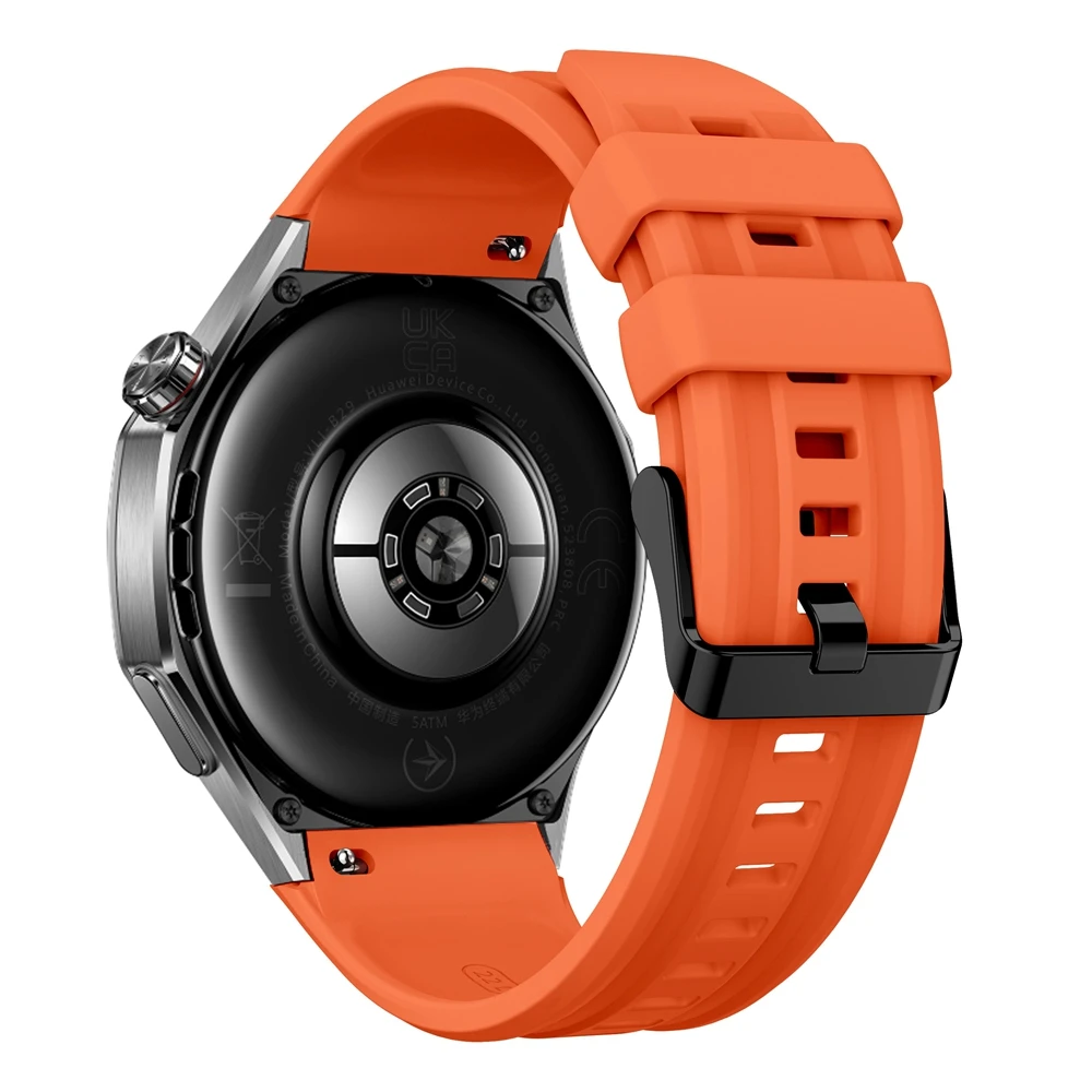 حزام سيليكون رياضي مناسب لساعة Huawei Watch GT 6 Pro مقاس 46 ملم ملحقات سوار المعصم البديلة للساعة الذكية