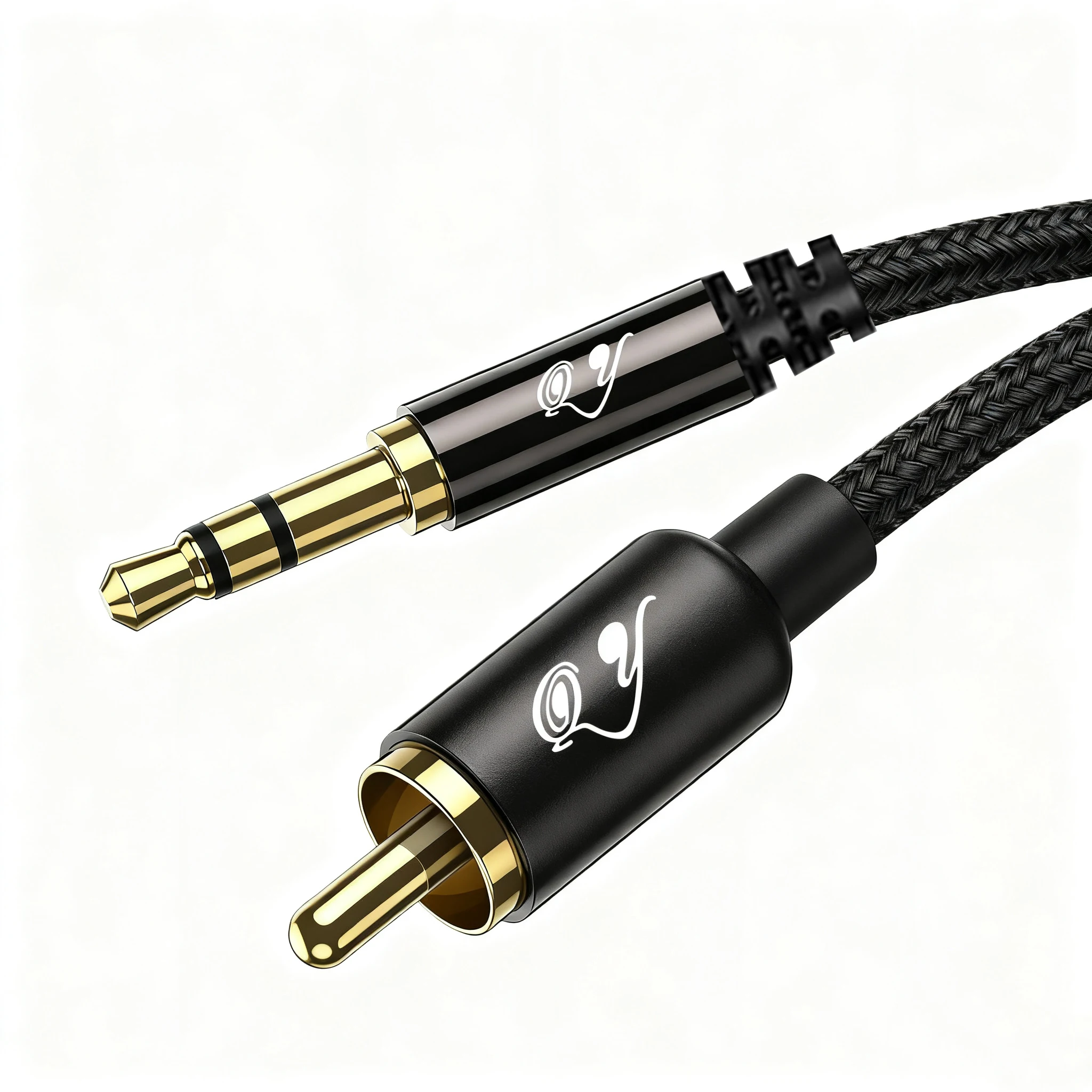 Cable RCA a Mono de 3.5mm, Adaptador de Audio Mono Macho de 1/8" a RCA Macho de 6 pies para Altavoz/Subwoofer/Tarjeta de Sonido/TV/Amplificador
