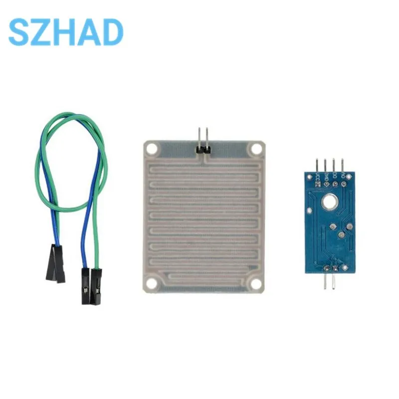 DC 3.3V-5V Snow/Raindrops Detection Sensor Module Rain Weather Module Humidity