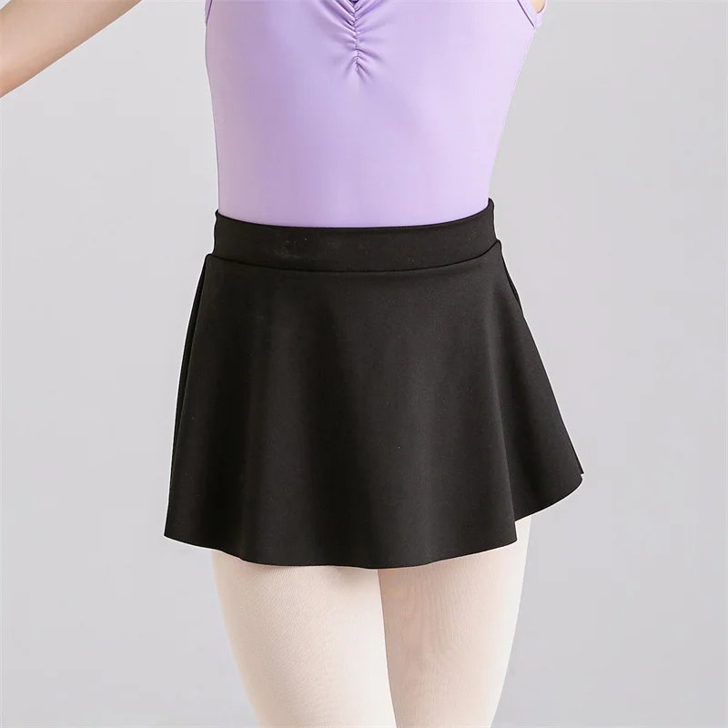 New Coming High Quality Kids Girls Children Matt Nylon Spandex Dance Wear Ballet Skirts