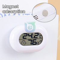LCD Digital Thermometer Hygrometer Indoor Room Electronic Temperature Humidity Meter Sensor Weather Station ℃/℉ -20~50℃