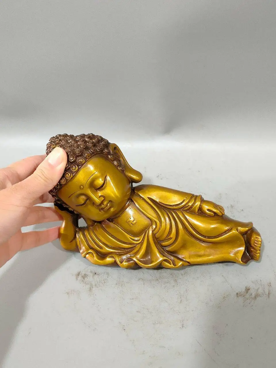 Sakyamuni buddha sleeping buddha Statue Sculpture Figurines Home Garden Decoration Statues For House ﻿