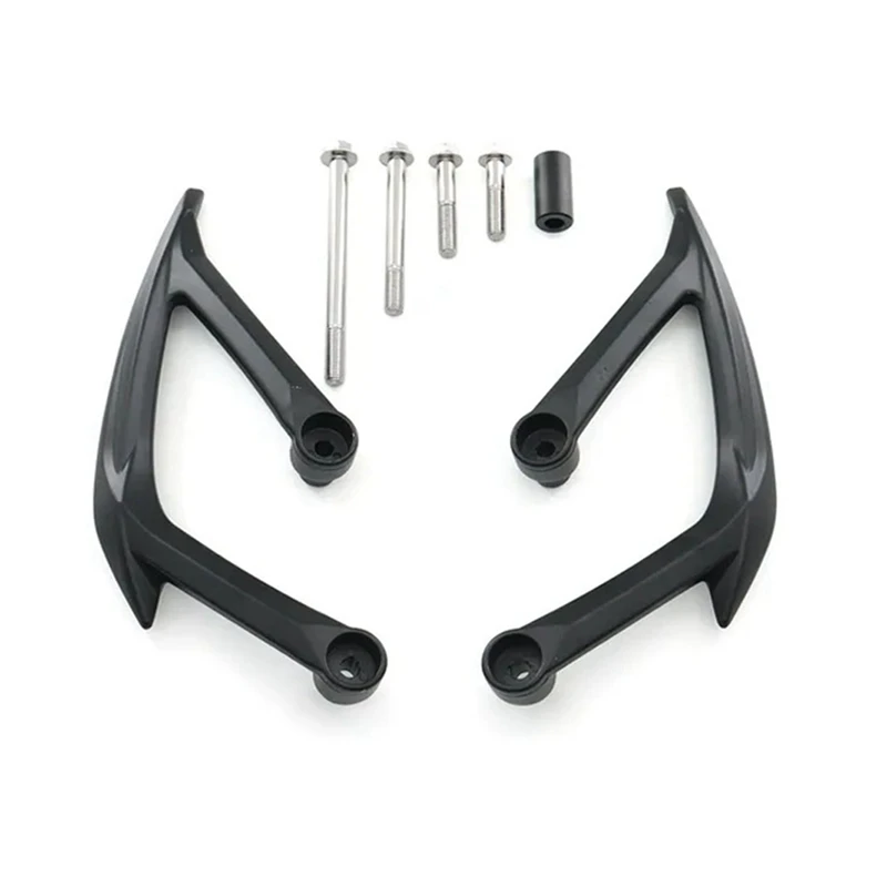 Motorcycle Passenger Rear Armrest Grab Handle Seat Hand Handle Grab Bar Kits Black For Street Triple 765RS 765R 765S