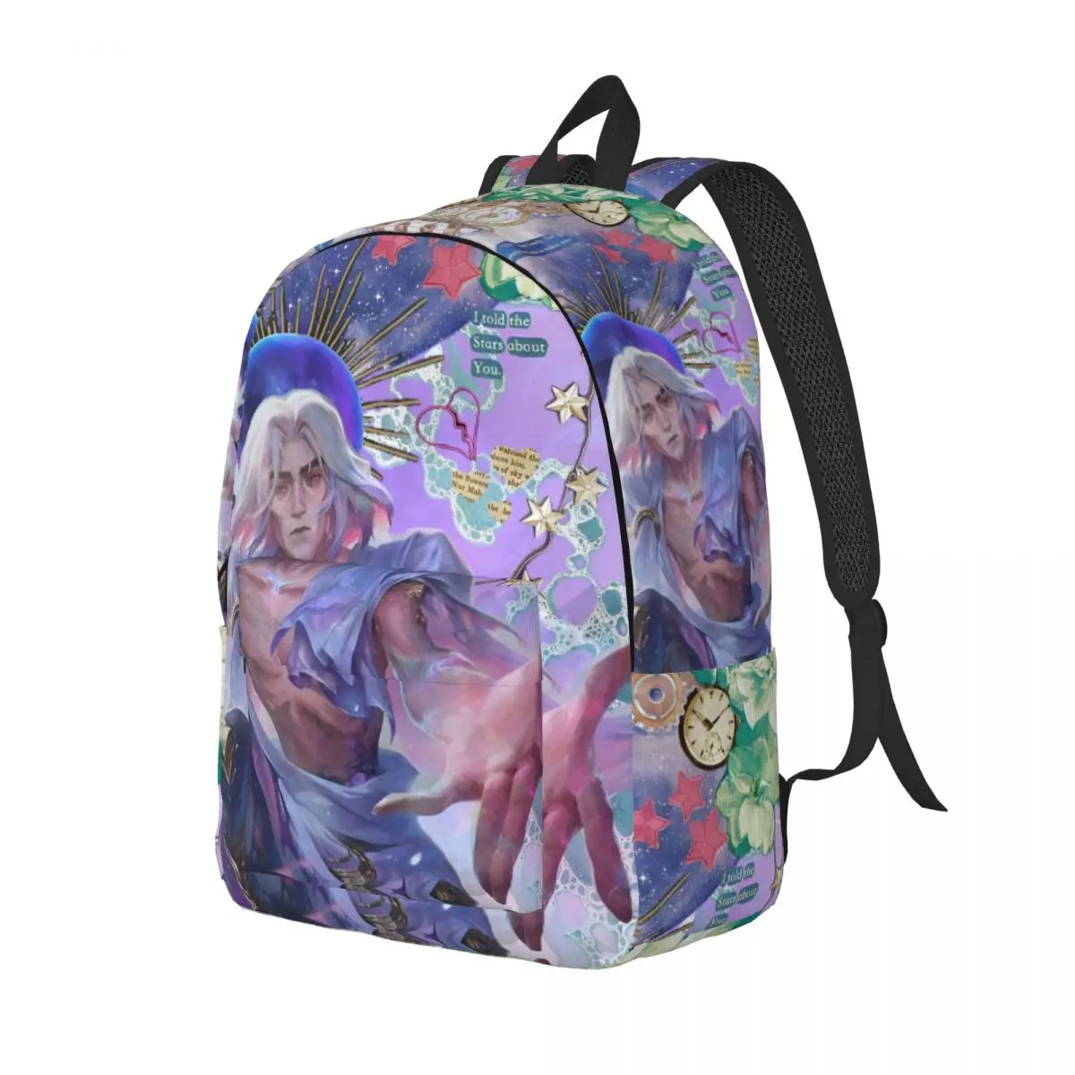 Arcane Viktor Game Anime Jesus Backpack for Men Women High School Business Daypack Cartoon Glorious Laptop Shoulder Bag Sports