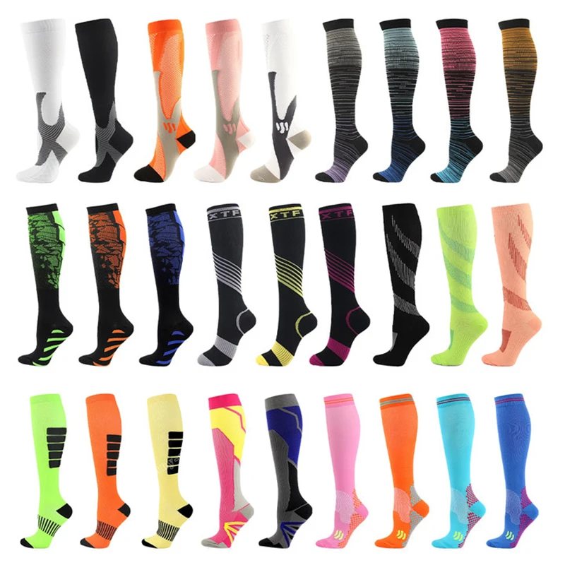 

Football Compression Socks For Men Women Running Mountaineering Cycling Sports Socks Medical Varicose Veins Elastic Anti Fatigue