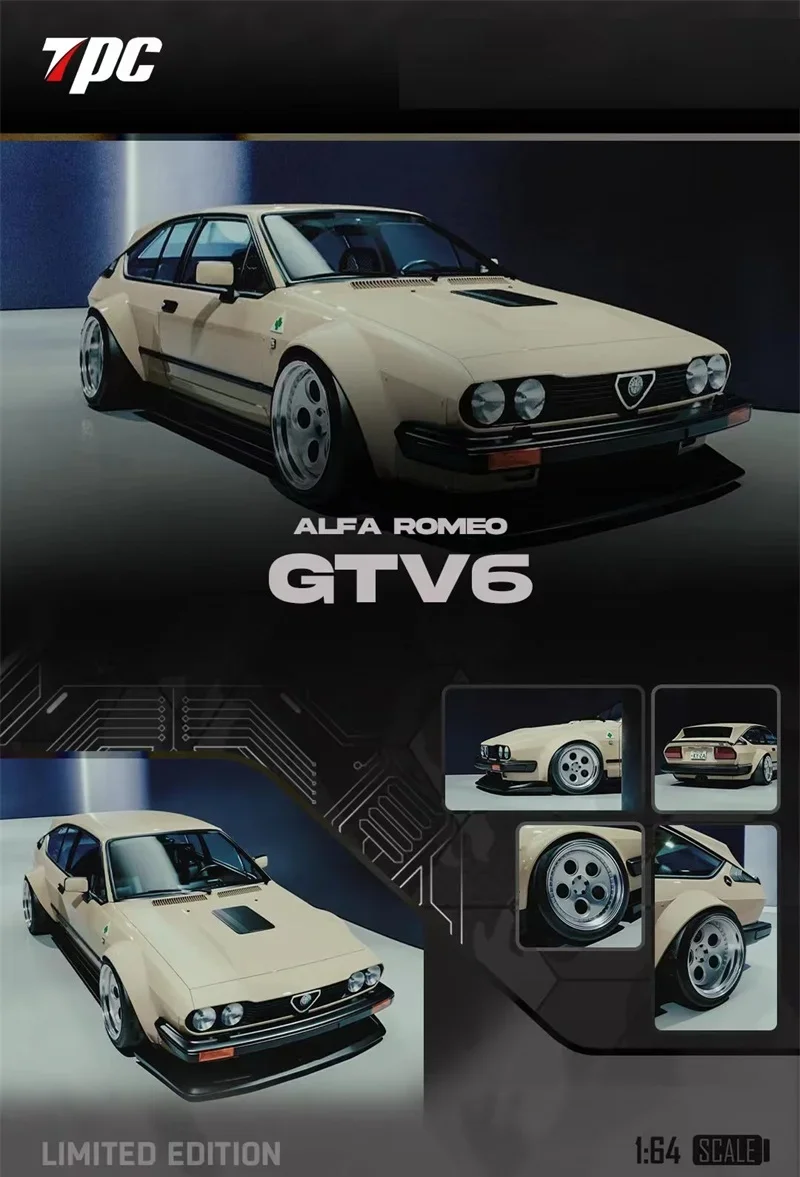 TPC 1:64 Alfa Romeo GTV6 Widebody Diecast Model Car