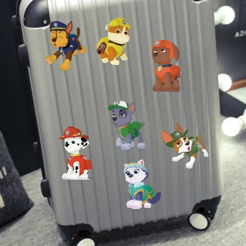 8/16Sheets Cute Patrol Dog Puzzle Stickers Funny Cartoon Assemble Game Decals for Skateboard Luggage Laptop Guitar Kids Gift Toy image 6