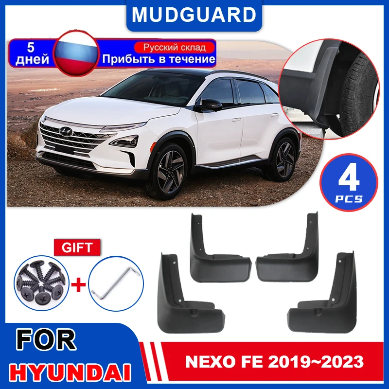 

Автомобильные брызговики для Hyundai Nexo FE 2019 ~ 2023 2020 20201 2022, автомобильные брызговики, брызговики, брызговики, защитные кожухи, аксессуары