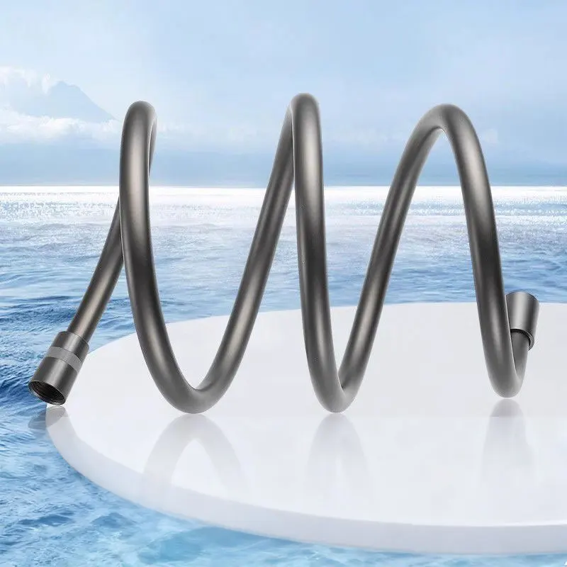 

1.5m Long Easy DIY Replacement Shower Hose Upgrade Stainless Steel Shower Tube Anti-Kink and Leak-Proof High Pressure Resistance