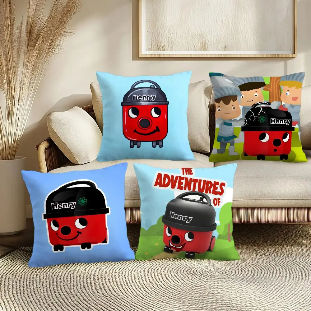 

Чехол для подушки H-Henry Hoover, мягкий плюшевый чехол для декоративной подушки | Двусторонний чехол для подушки с принтом | Уютный диван и декор для дома