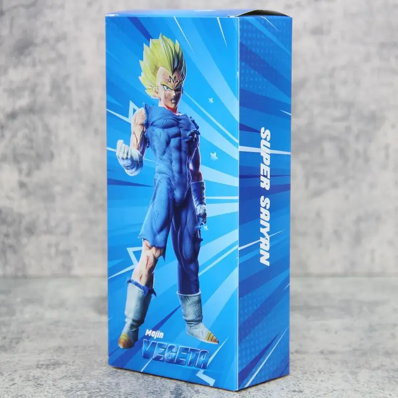 Dragon Ball Z Majin Vegeta Figuras Anime DBZ Super Saiyan Action Figure Toys 20cm Collection Model Gift for Children Ornaments