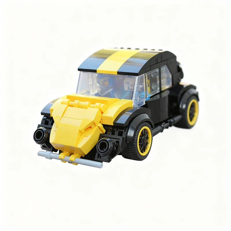 

255PCS MOC City Champions Super Car 8 Wide Vw Beetle Model Technology DIY Assembly Building Blocks Display Birthday Gift Home