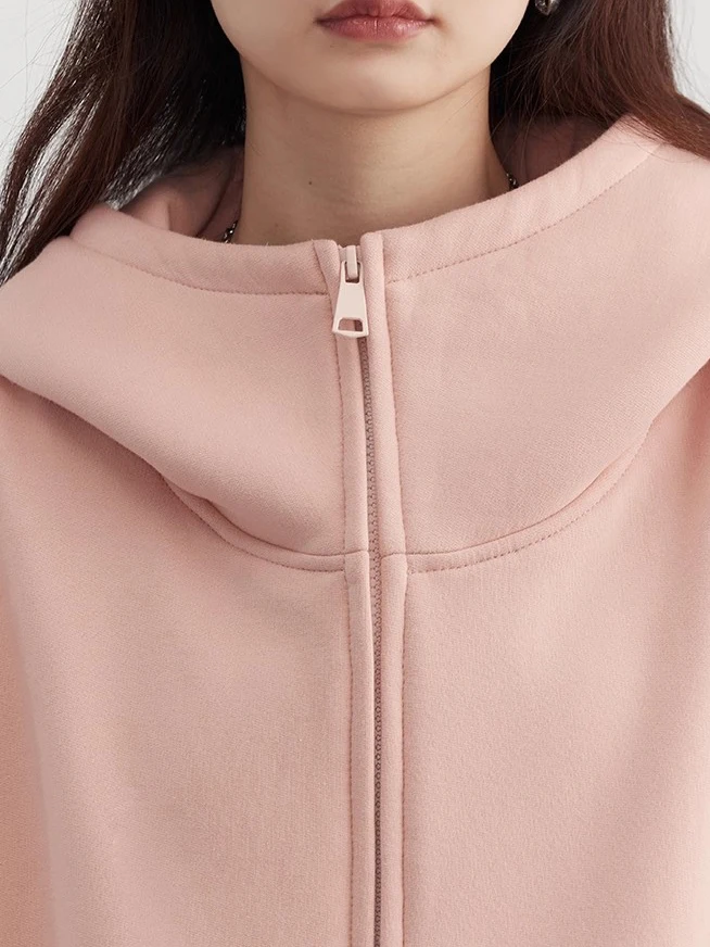 Sudaderas CHIC VEN para mujer, chaquetas informales de manga larga con capucha a la moda, abrigos holgados de felpa con cremallera para mujer, novedad de primavera y otoño 2025