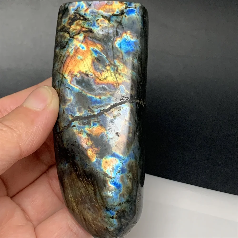 

Идающийся натуральный желтый, оранжевый, синий, красочный светлый лабрадорит, украшения, минеральные образцы, розовый, фиолетовый, лабрадор, каменная бусина