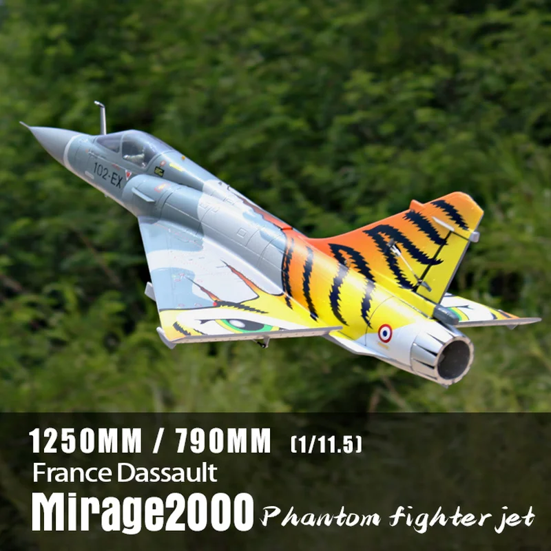 

Freewing Model "Phantom" Mirage 2000 80mm Culvert Remote-Controlled Model Aircraft RC Airplane EDF Jet