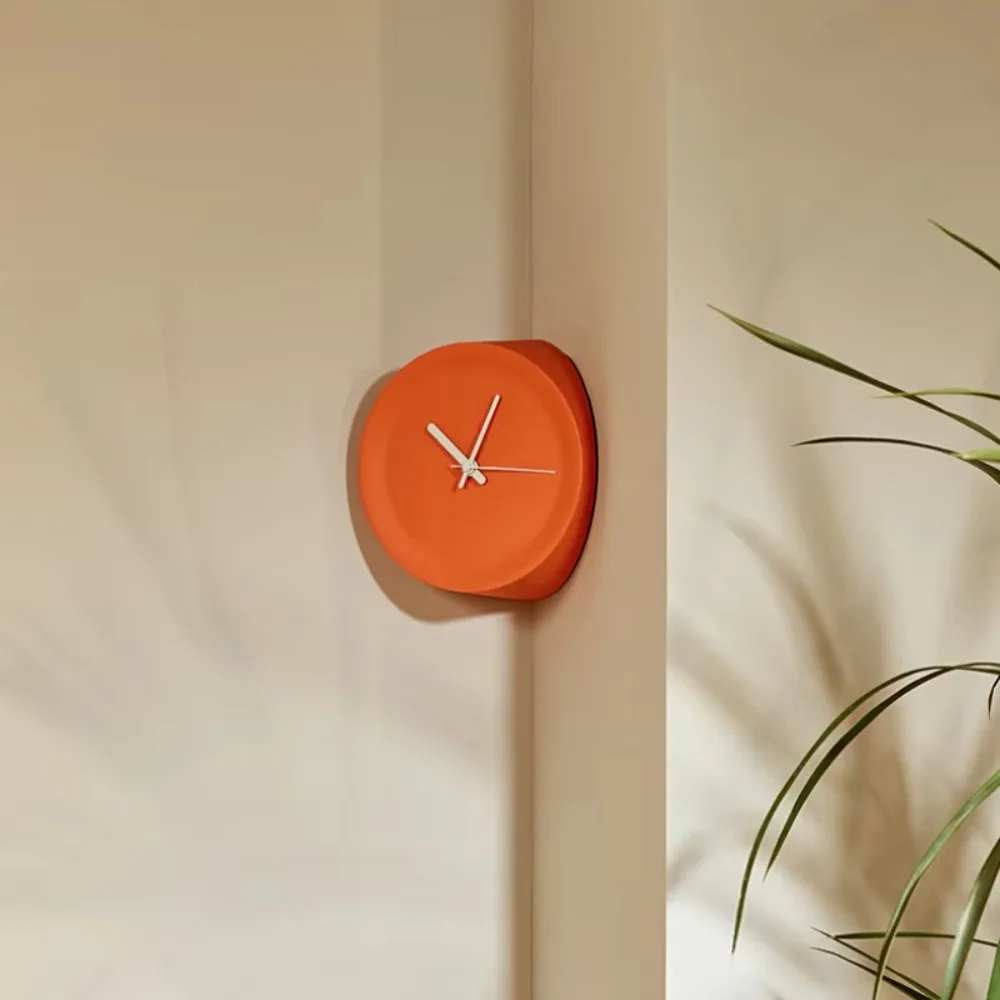 Creative Corner Wall Clock Minimalist Bright Angle Clock Modern Personality Living Room Bedroom Home Aesthetic Decorative