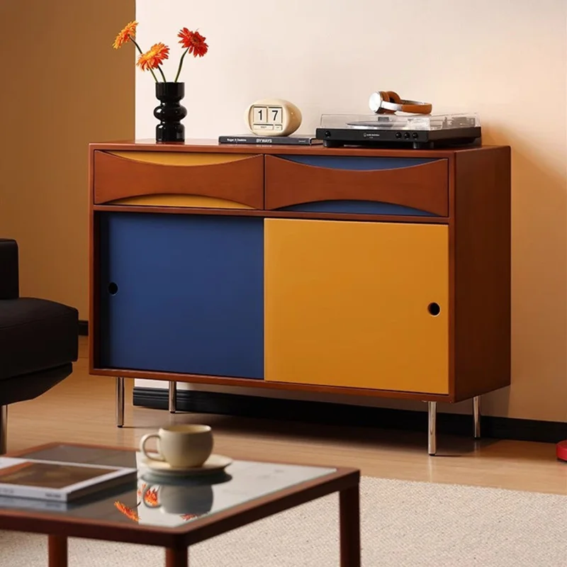 

small cabinet 120x40x85 cm Storage locker luxury oriental modern Wooden chest of drawers multipurpose cassettiera furniture home