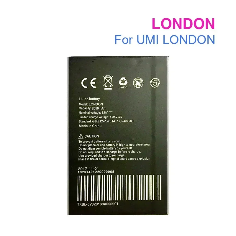 LONDON Mobile Phone Battery For UMI LONDON 2050mAh Real Capacity