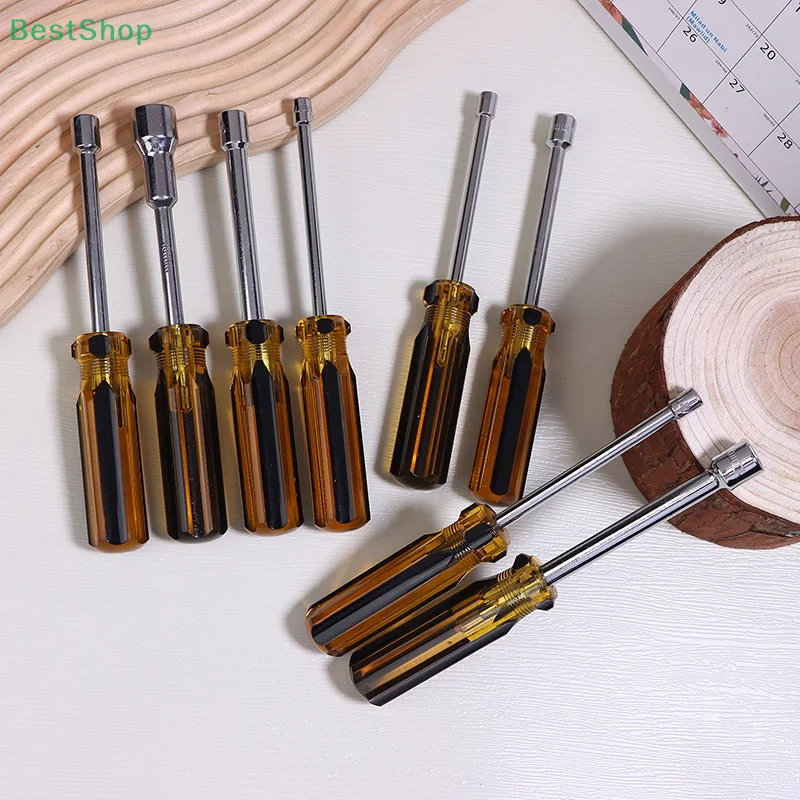 Obeng Hex Socket Head Handle CRV Shaft Nut M3 M4 dengan ukuran 4/5/5.5/6/7/8/9/10/11/12/13/14mm, untuk casing dan penggunaan manual.