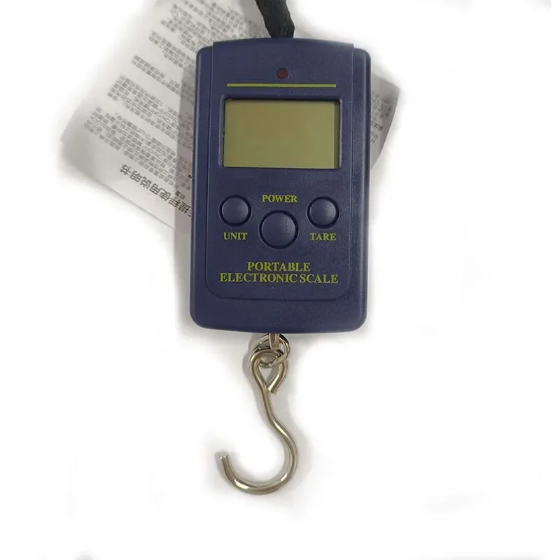 Portátil Digital Handy Pendurado Escalas Bagagem Mala Ponderação Ferramenta de Escala de Pesca Carpa Fish Hook Iscas Tackle Box 40kg 50kg