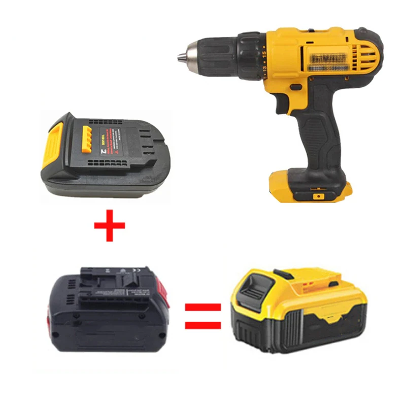 Hot BS18DL Battery Adapter For Bosch 18V Battery Use For Dewalt 18V/20V Li-Ion Battery Power Tools Converter