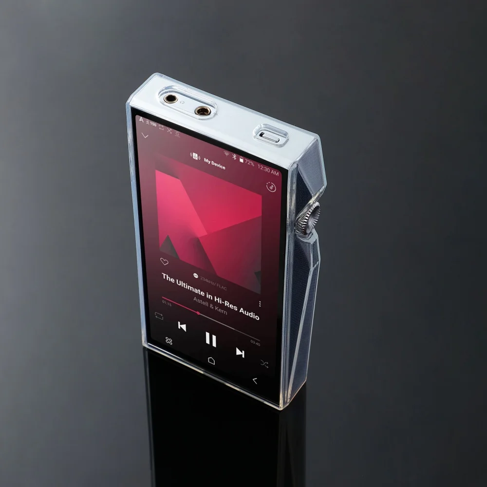 For iRiver Astell&Kern SP4000 Protective Shell Skin Case Soft Cover with Front Tempered Glass Film
