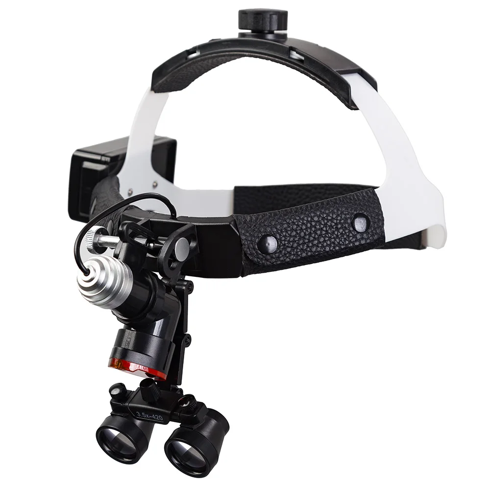 2.5X 3.5X Magnification Head Mounted Glasses Medical Vision Bright Headband Ergonomic Dental Loupes