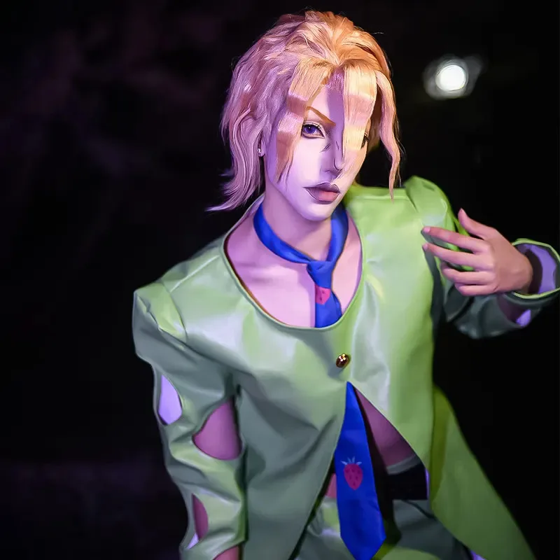 

Pannacotta Fugo костюмы для косплея зеленая униформа JOJO's Bizarre Adventure Golden Wind наряд Хэллоуин вечерние наряд для мужчин eo] 5