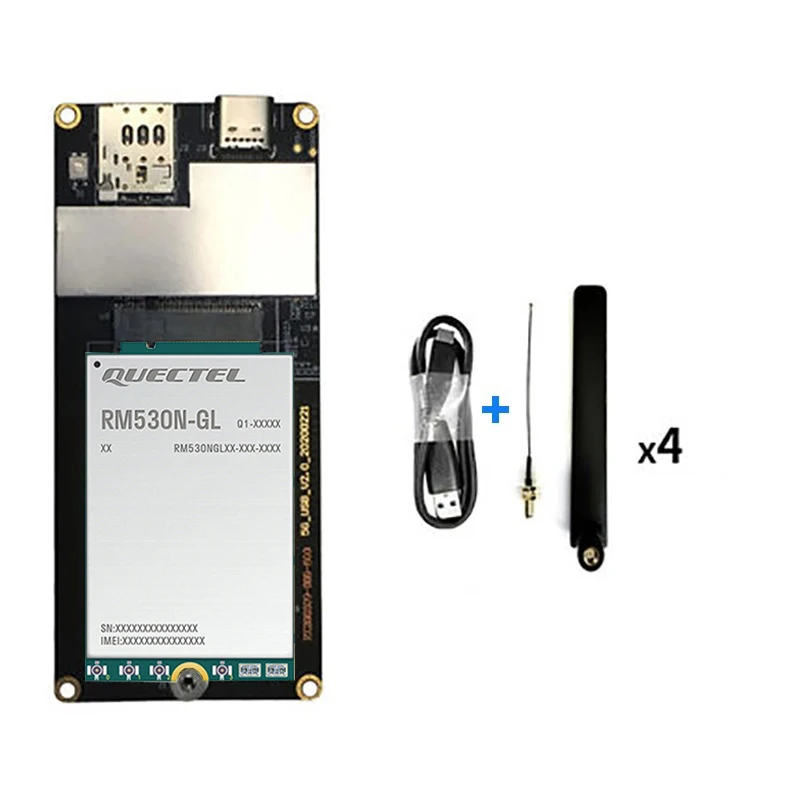 Quectel RM530N-GL 5G 4G 3G LTE-A Multi-mode Sub-6G mmWave M.2 Module Multi-constellation GNSS Receiver 3GPP R16 4.5Gbps