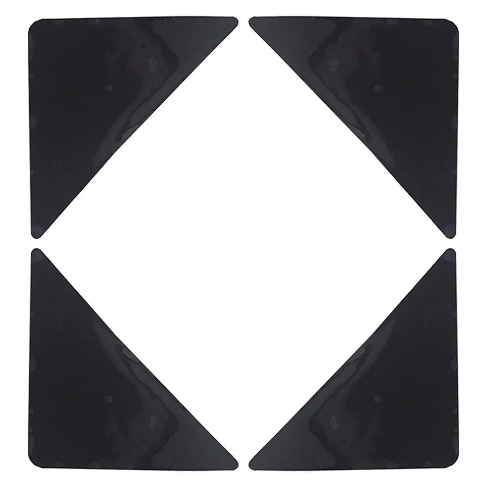 Coussinets antidérapants pour tapis, 4 pièces, matériau PU, facile à installer, Design élégant, sécuris, tapis de sol, coins antidérapants, pinces