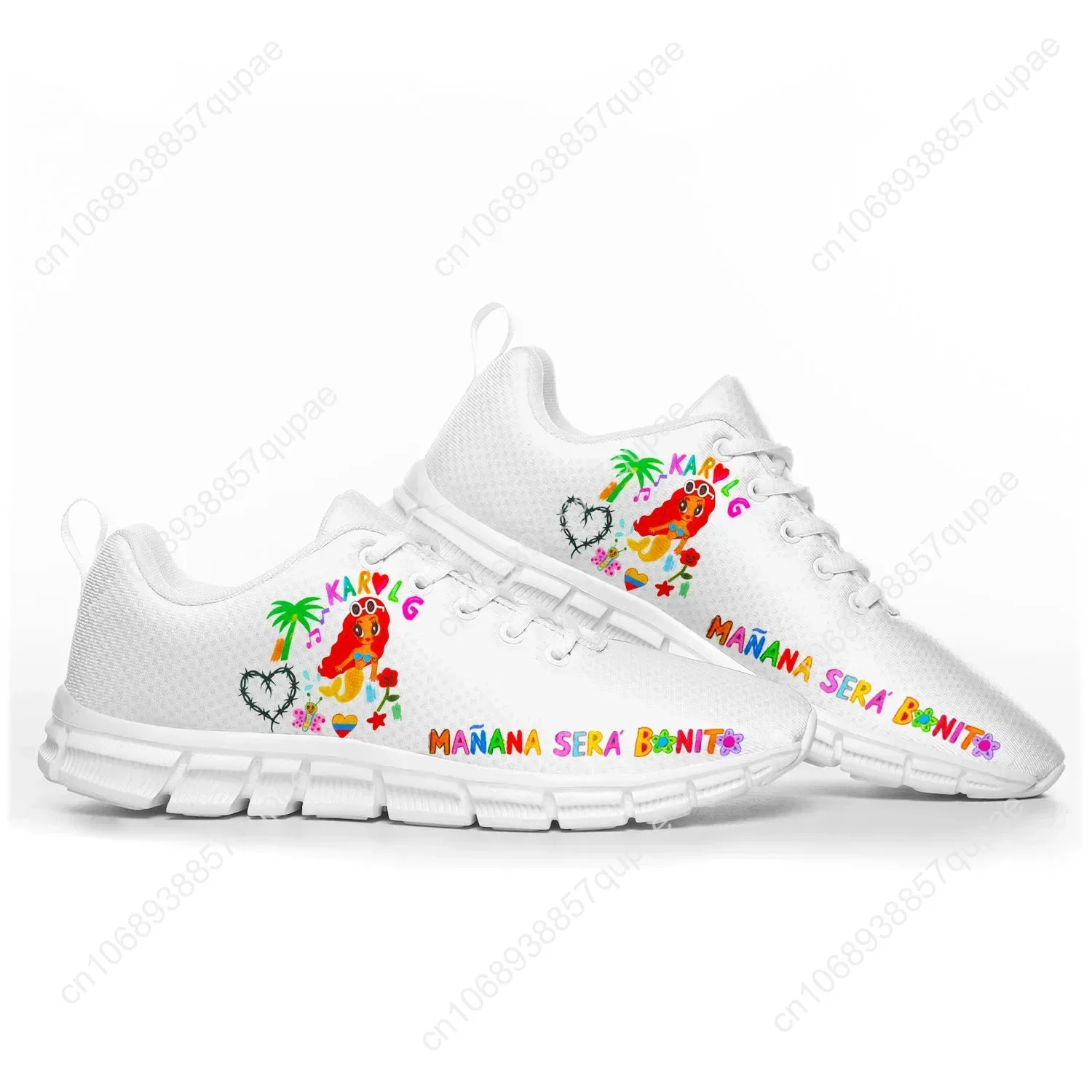 Mañana Será Bonito Karol G Pop Sports Shoes Mens Womens Teenager Kids Children Sneakers Casual Custom High Quality Couple Shoes