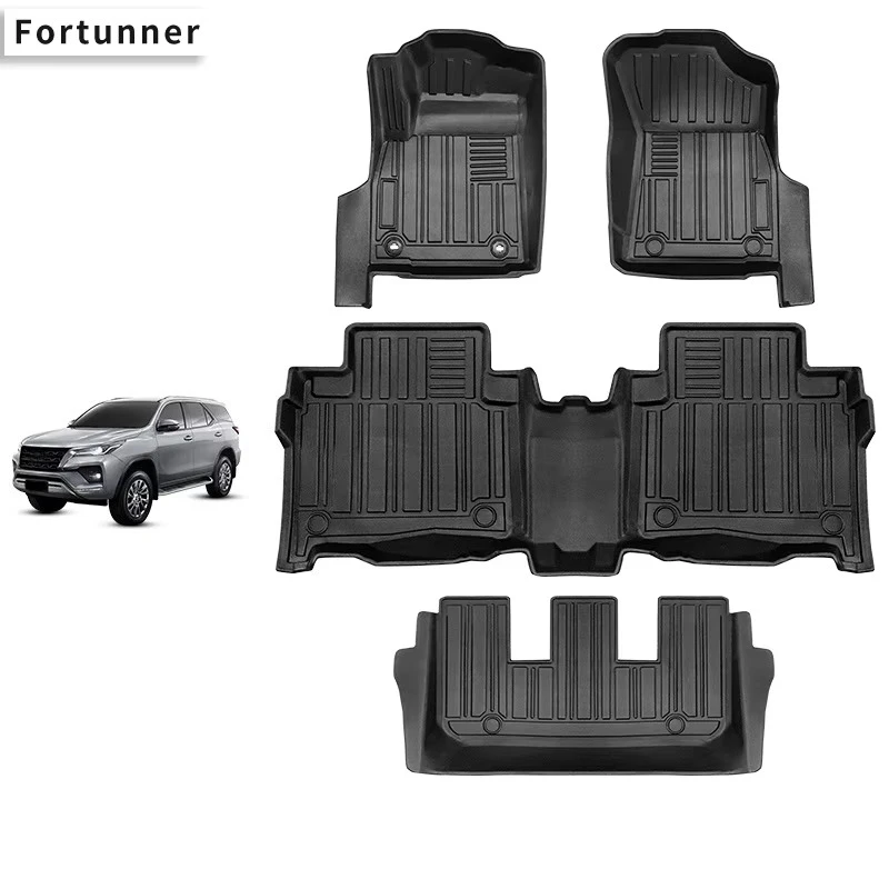 

Suitable for Fortuner TPE car floor MATS SW4 TPO Special floor MATS Waterproof and anti-slip pad