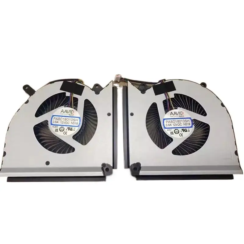 WYORESY новый для MSI Titan18 HX MS-1822 вентилятор процессора и графического процессора DC12V 0,6A PABD18010SH N518 N519 WYORESY новый для MSI Titan18 HX MS-1822 вентилятор процессора и графического процессора DC12V 0,6A PABD18010SH N518 N519