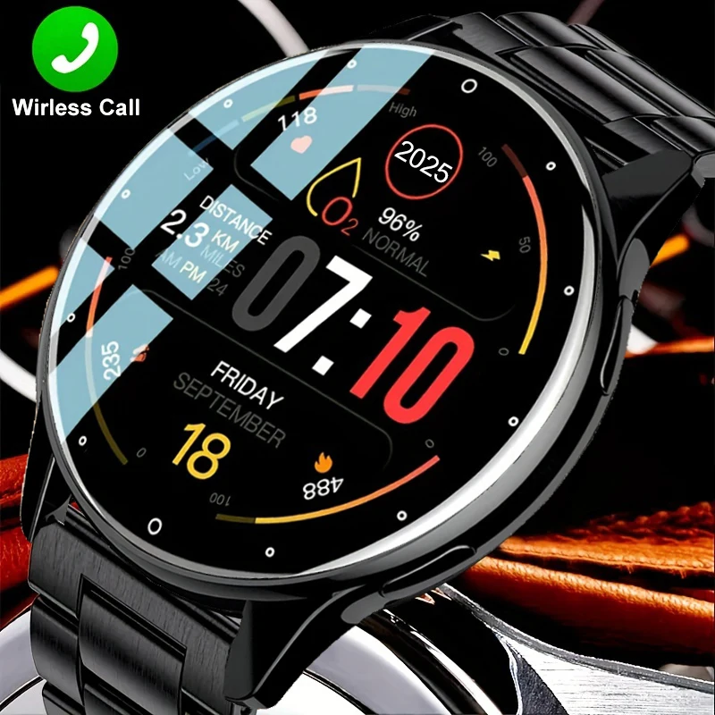 

New Smart Watch Men Amoled Voice Assistant Bluetooth Call Custom Dial Watch Blood Oxygen Monitor Sports Fitness Smartwatch Women