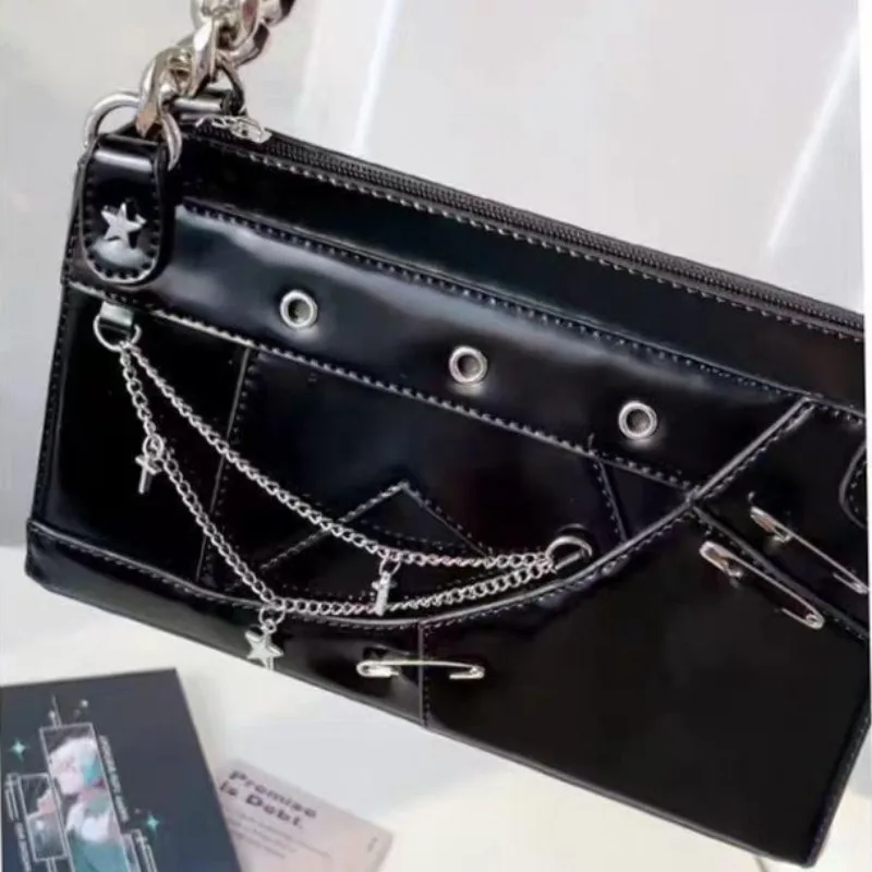 Y2K Bag 2024 Fashion Popular Subculture Shoulder Bags for Girls Spring New Transparent Ita Crossbody Bag JK Uniform Bolso Mujer