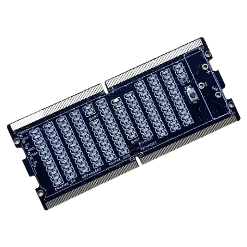 【1pcs】Ddr5 Memory with Light Detection Card, Tester for Memory Slot Detection, Laptop Repair Testing Tool