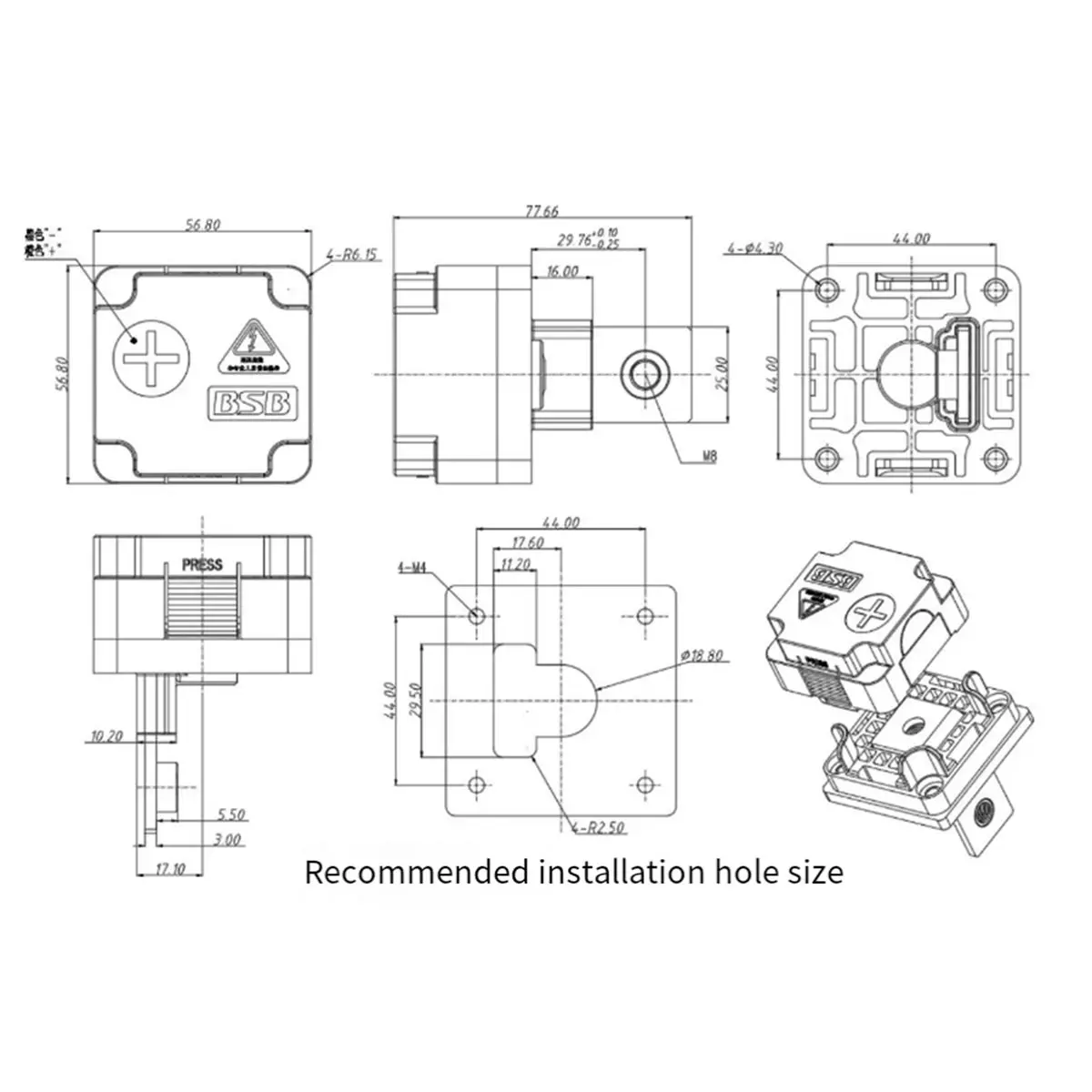 350A Storage High Voltage Connector Current Power Battery Quick Insertion High Current Power Supply Connector