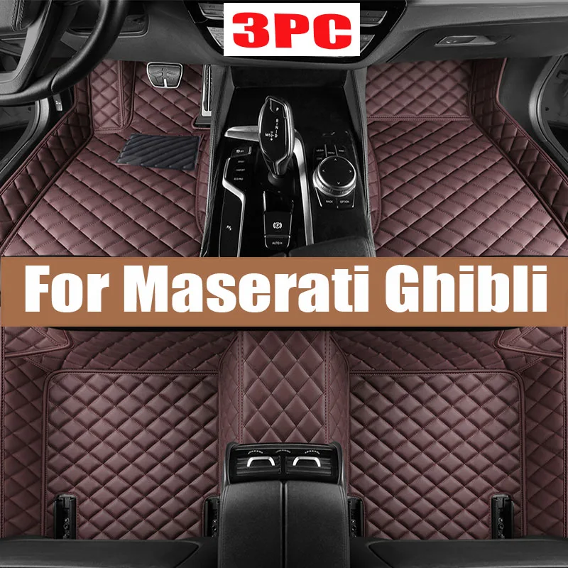 

Car floor mats for Maserati Ghibli 2014-2023 2015 2016 2017 2018 2019 2020 2021 Custom auto foot Pads automobile carpet cover