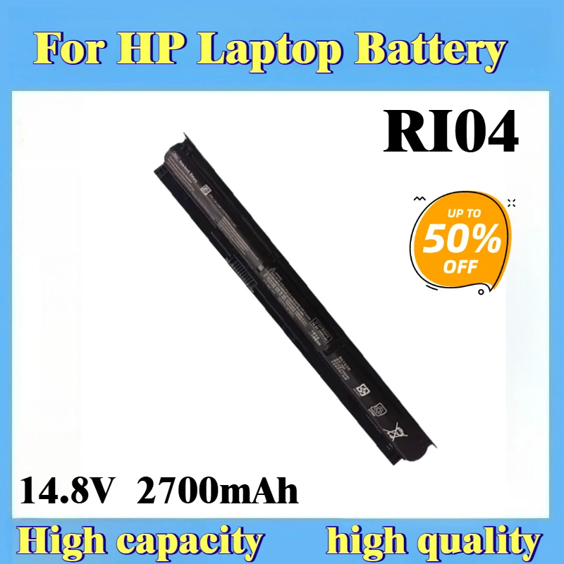 

For HP ProBook 450 455 470 G3 HSTNN-Q94C RI04 Replacement Laptop Battery RI04 14.8V 44Wh 2700mAh
