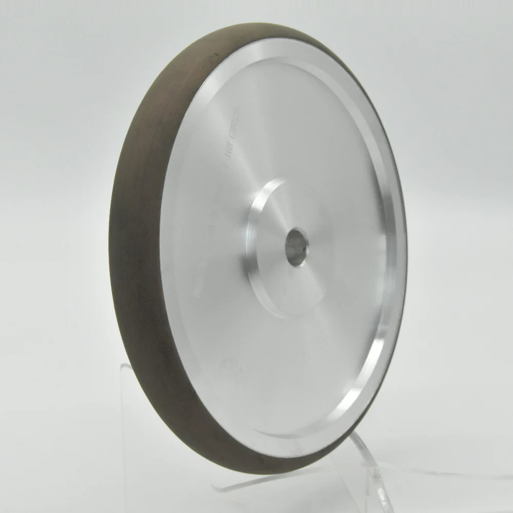 200mm Resin CBN Wheel Bread Knife Serration 8'' Radius 1/2'' 1/4'' CBN250 Sharpening Disc for Grinding Stainless Steel Carbide