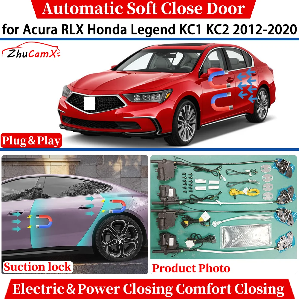

for Acura RLX Honda Legend KC1 KC2 2012-2020 Car Automatic Soft Close Door Electric Power Comfort Closing Suction lock System