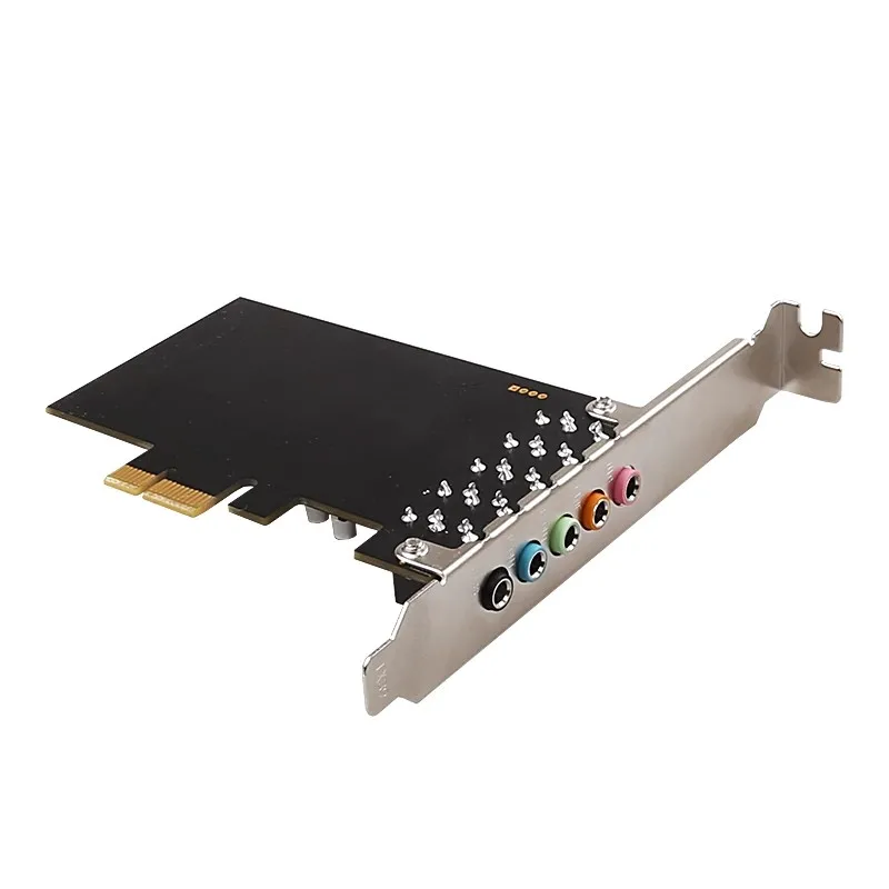 PCIE sound card 5.1 channel sound card CMI8738 chip pci-e 5.1 stereo effect audio card