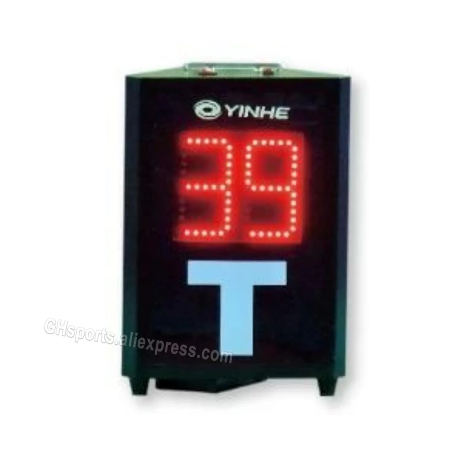 Yinhe Table Tennis Game Electronic Countdown Timer, Time-out Device Scoreboard 3 Sides, Pedometer 60s