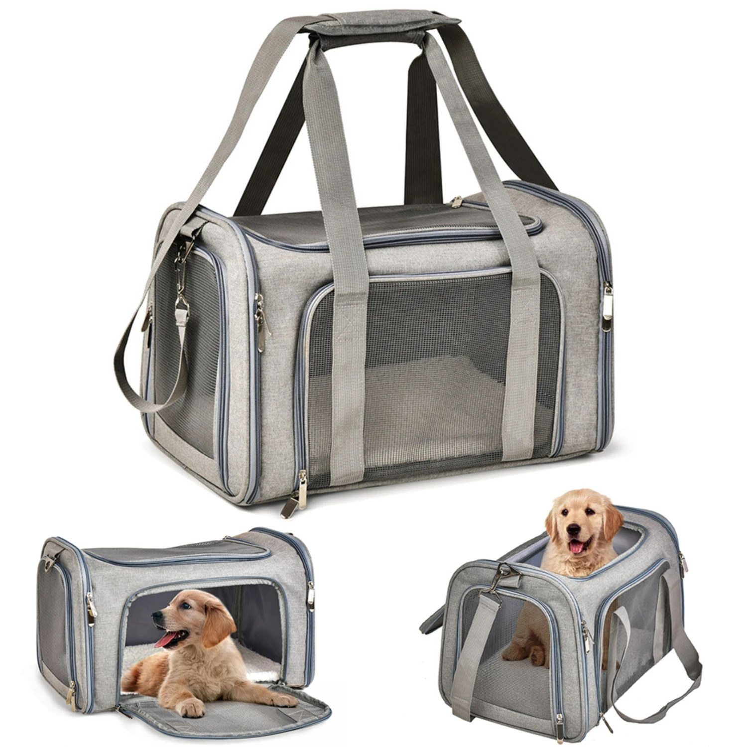 

Enjoy Long-Lasting Durability and Maximum Comfort with this Soft, Stylish, Durable, and Comfortable Airline Approved Pet Carrier