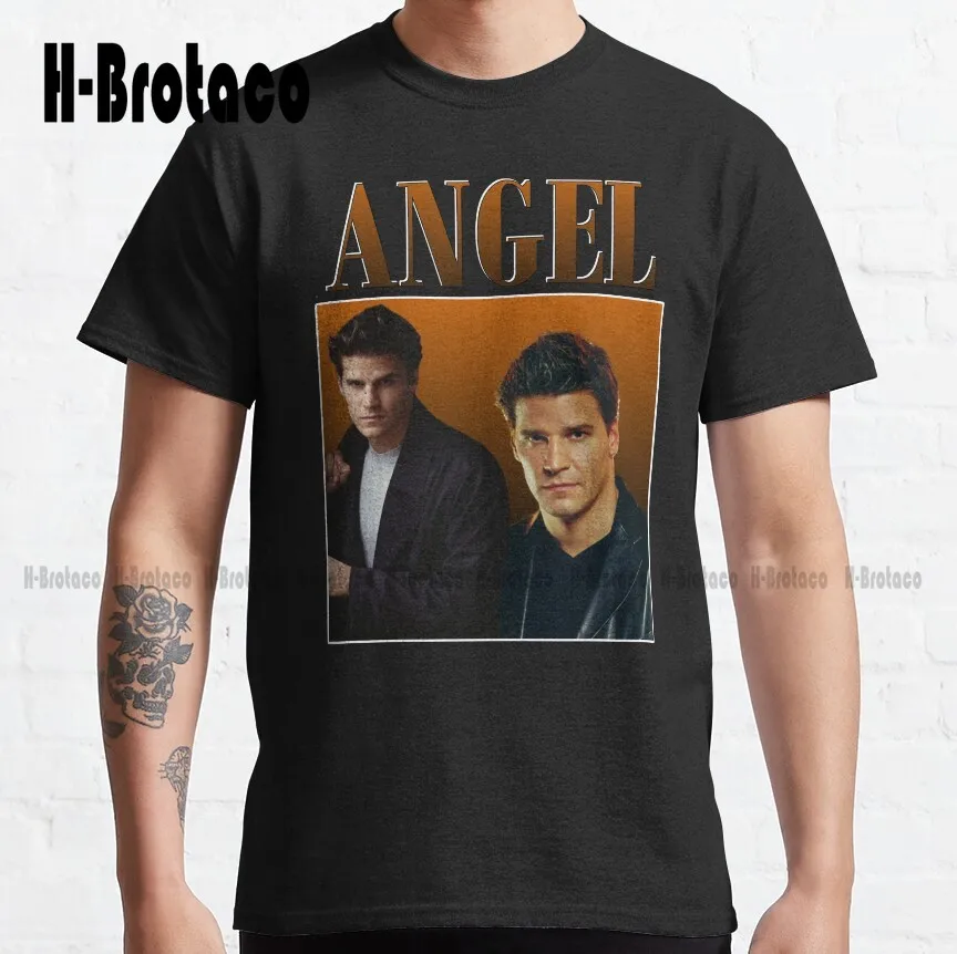 Angel Buffy Summers Classic Design Buffy The Vampire Slayer, Vampire T-Shirt Cotton Outdoor Simple Vintage Casual Tee Shirts