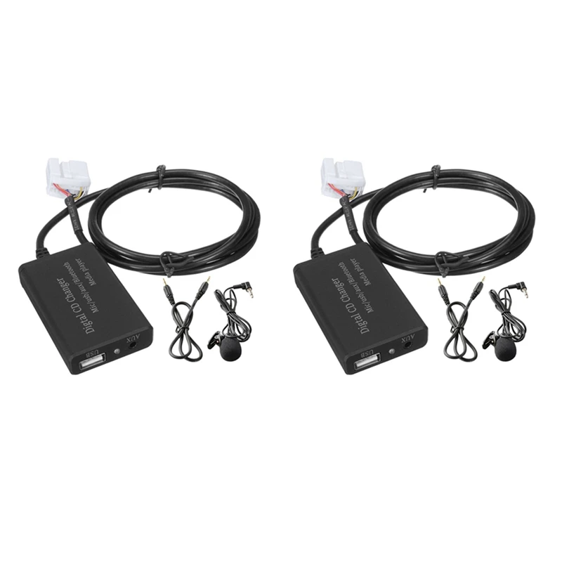 

2X Bluetooth Music Hands-Free Car Interface AUX Adapter for Honda Accord CRV