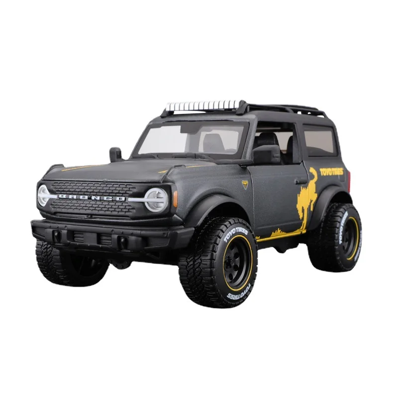 Коллекционная Игрушечная модель автомобиля Maisto 1:24 Ford Bronco из литого сплава